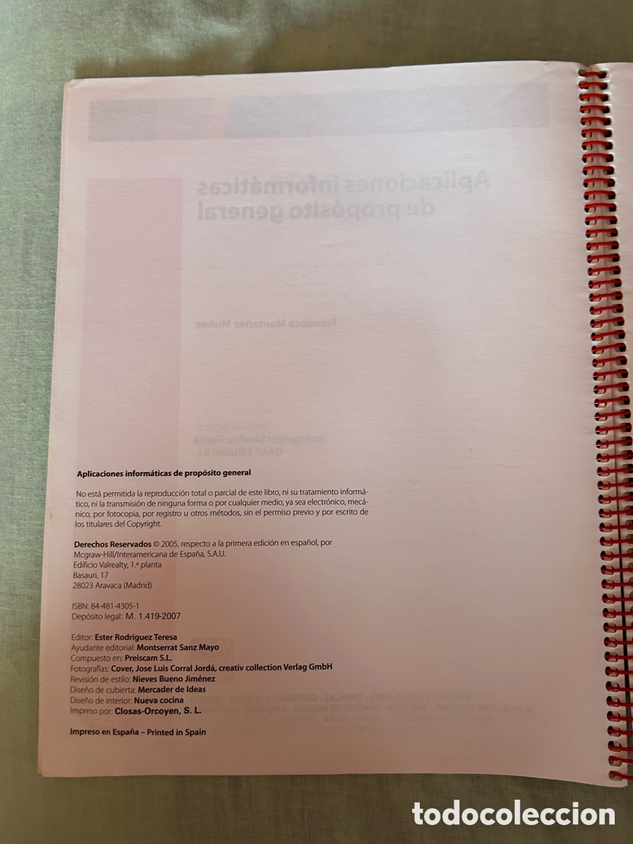 Libros de segunda mano: APLICACIONES INFORM&Aacute;TICAS DE PROP&Oacute;SITO GENERAL COMERCIO Y MARKETING - Foto 3