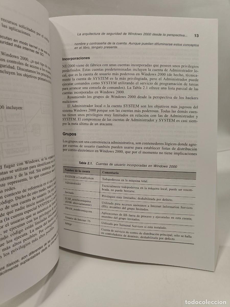 Libros de segunda mano: HACKERS EN WINDOWS 2000 - JOEL SCAMBRAY / STUART McCLURE (R:A1) - Foto 16