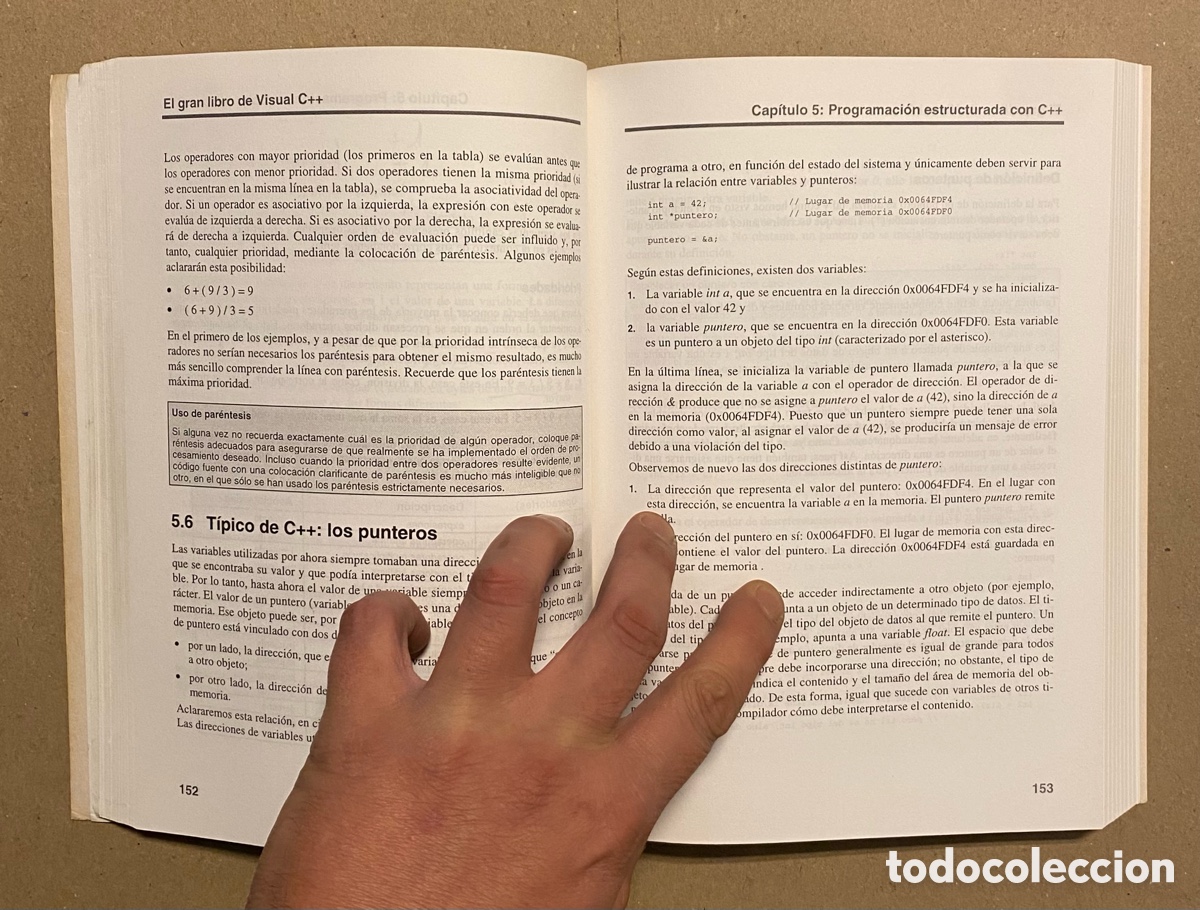 Libros de segunda mano: EL GRAN LIBRO DE VISUAL C++. MARCOMBO BOIXAREU EDITORES 1997. - Foto 5