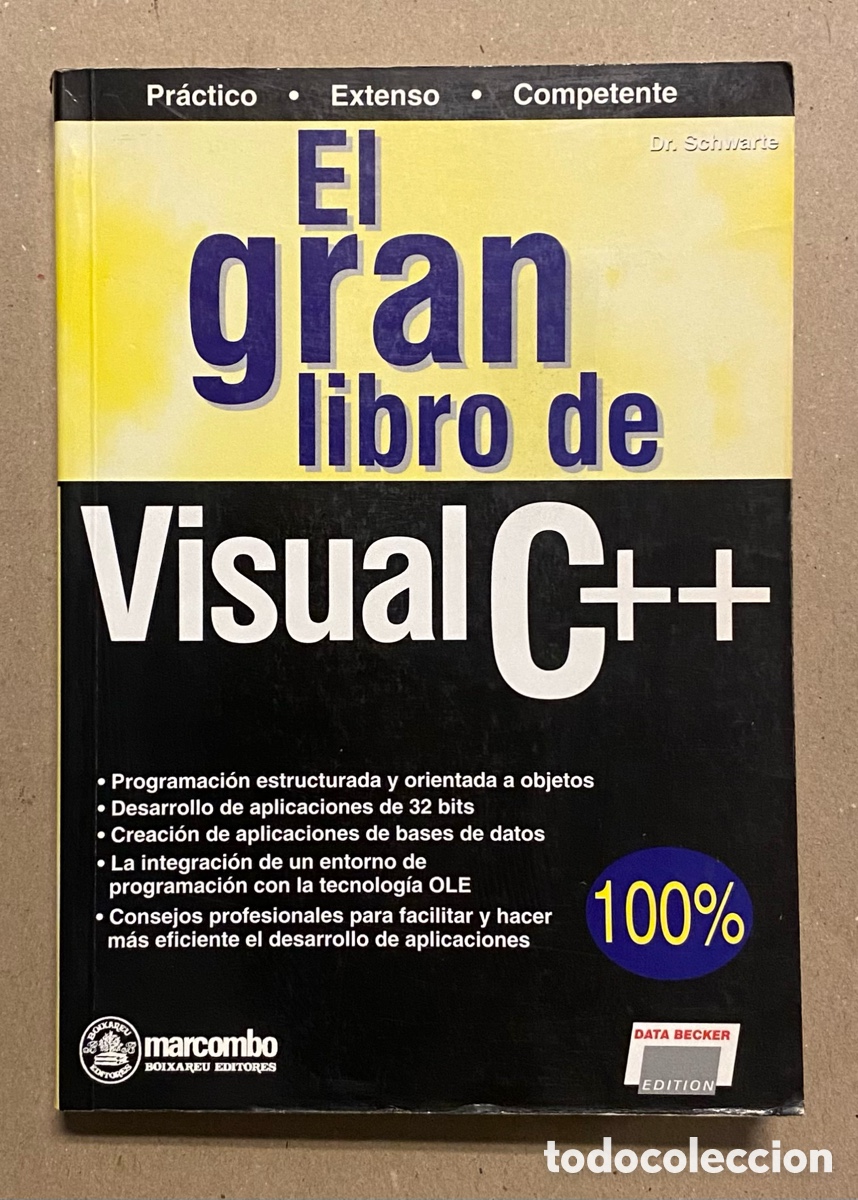 Libros de segunda mano: EL GRAN LIBRO DE VISUAL C++. MARCOMBO BOIXAREU EDITORES 1997. - Foto 1