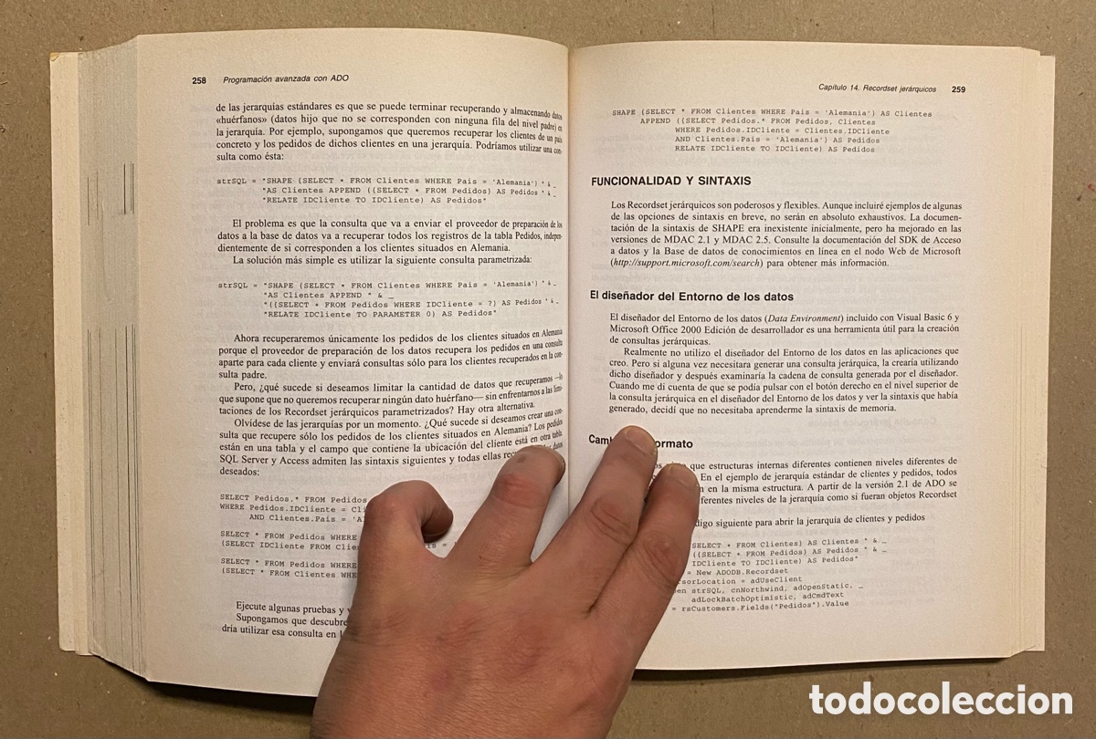 Libros de segunda mano: PROGRAMACI&Oacute;N AVANZADA CON ADO. DAVID SCEPPA. MCGRAWHILL MICROSOFT 2000. INCLUYE CD-ROM. - Foto 7