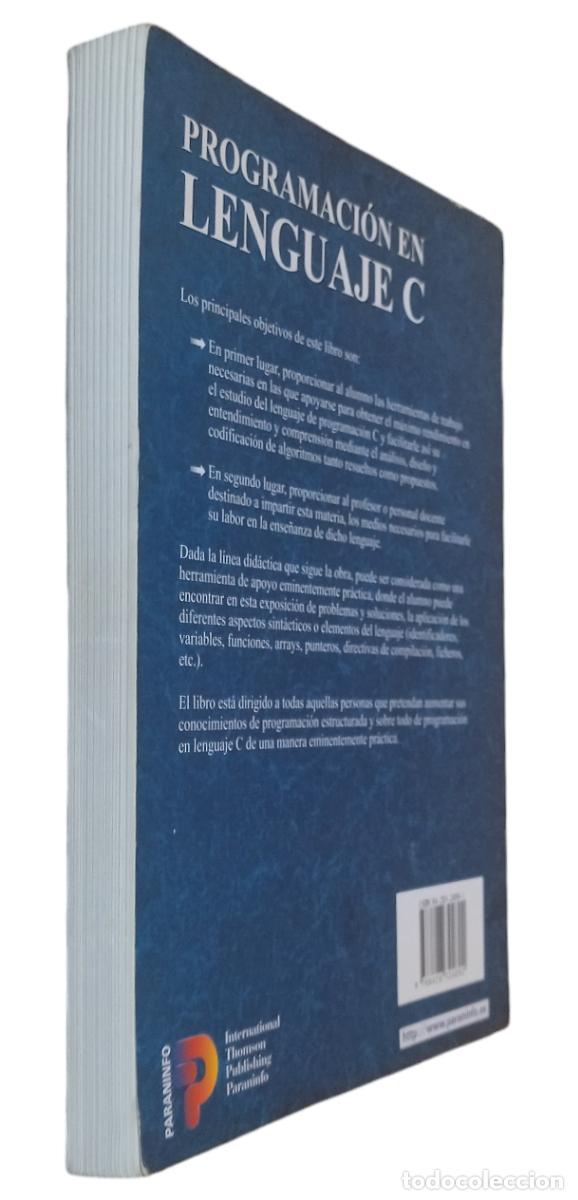 Libros de segunda mano: PROGRAMACI&Oacute;N EN LENGUAJE C - EJERCICIOS Y PROBLEMAS / ENRIQUE QUERO. 1&ordf; EDICI&Oacute;N. EXCELENTE ESTADO. - Foto 3