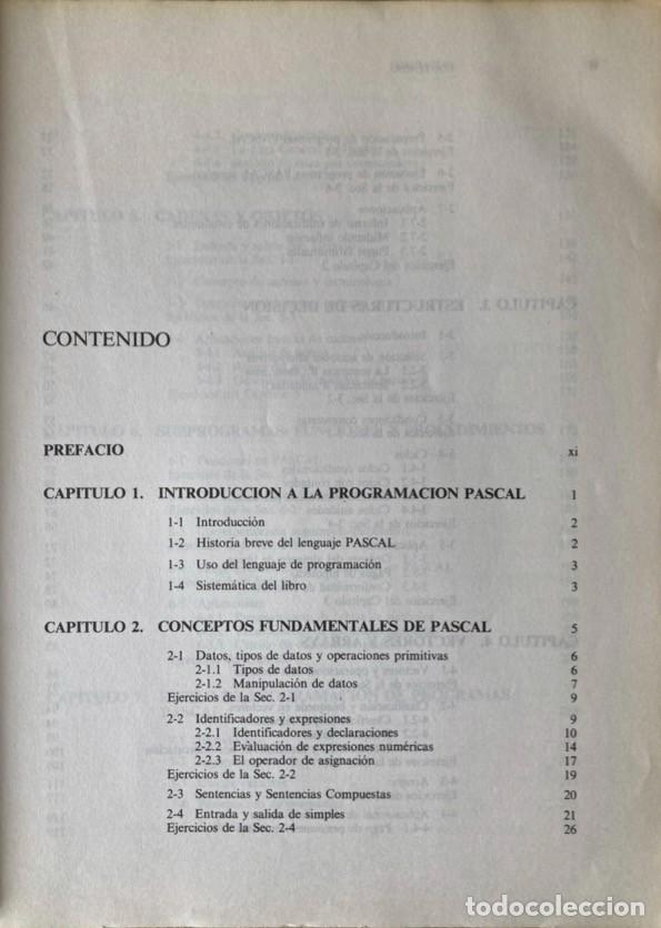 Libros de segunda mano: Pascal Estructurado | Mc Graw-Hill - Foto 3