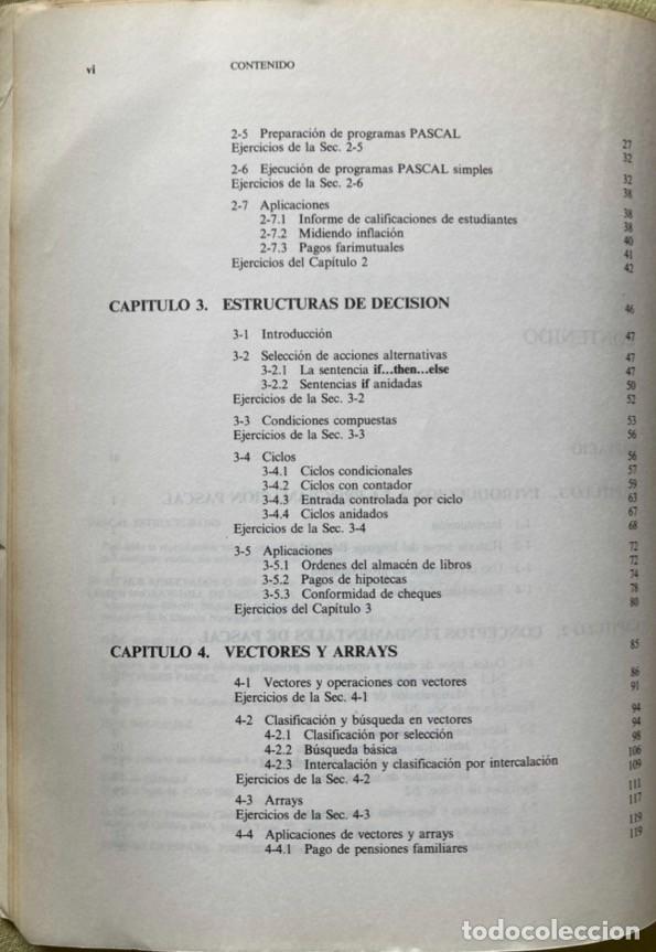 Libros de segunda mano: Pascal Estructurado | Mc Graw-Hill - Foto 4