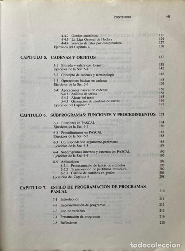 Libros de segunda mano: Pascal Estructurado | Mc Graw-Hill - Foto 5