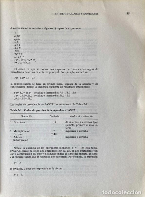 Libros de segunda mano: Pascal Estructurado | Mc Graw-Hill - Foto 9