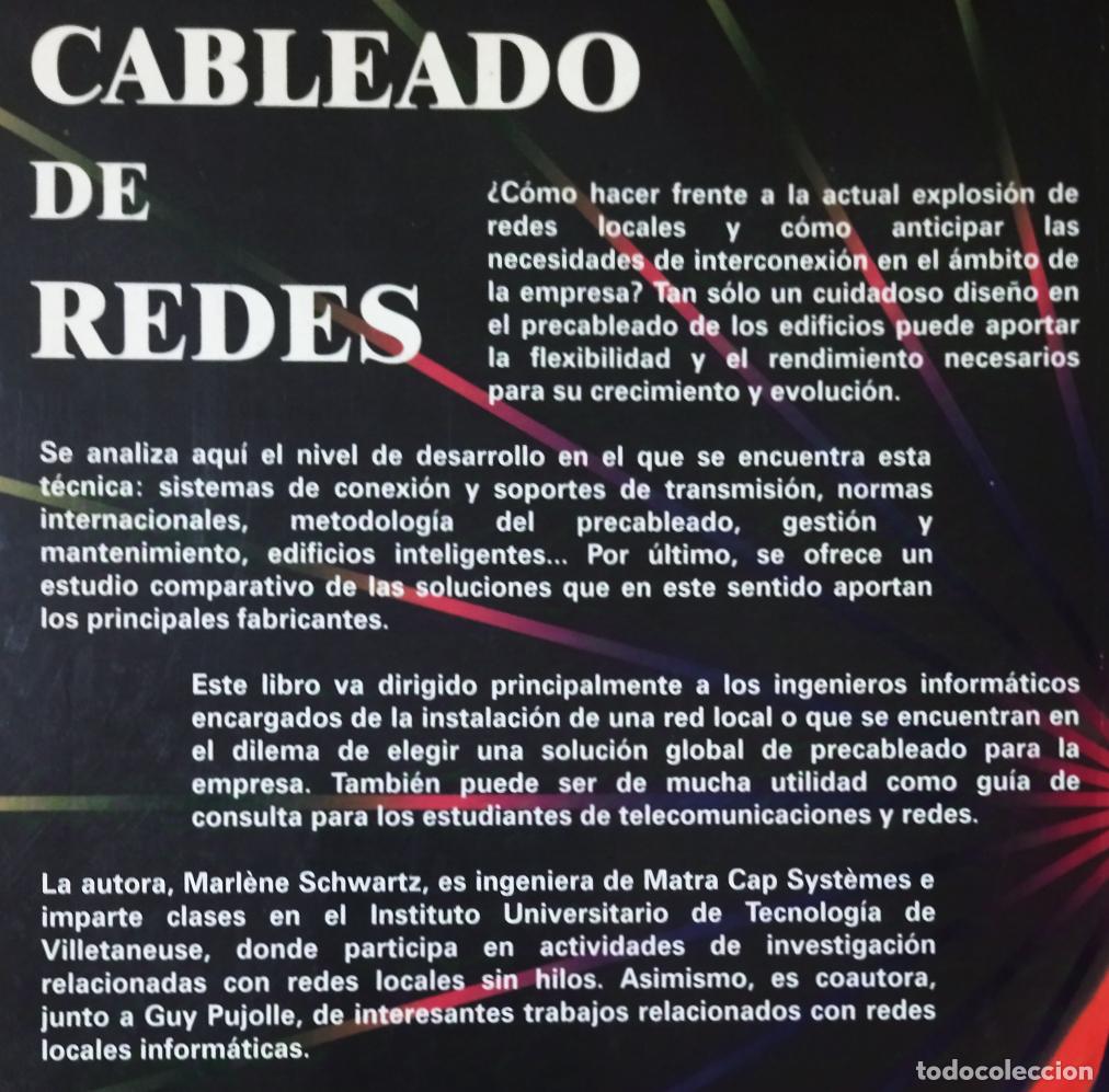 Libros de segunda mano: CABLEADO DE REDES / M. SCHWARTZ. EDITORIAL PARANINFO. NUEVO. - Foto 4