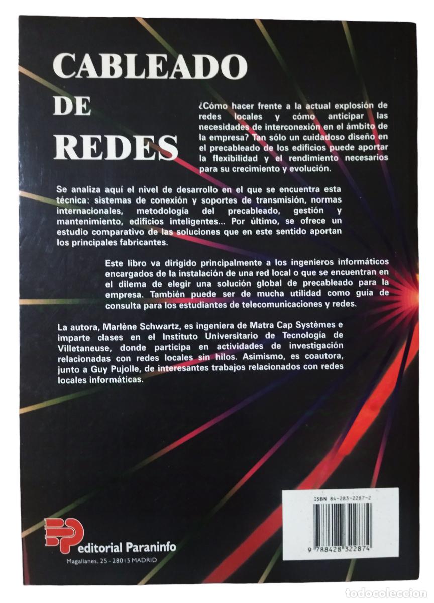 Libros de segunda mano: CABLEADO DE REDES / M. SCHWARTZ. EDITORIAL PARANINFO. NUEVO. - Foto 5