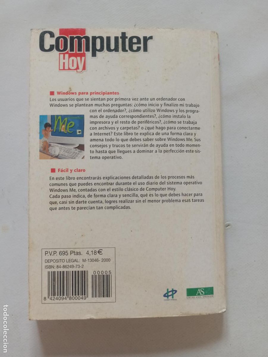 Libros de segunda mano: COMPUTER HOY - WINDOWS ME - CURSO BASICO (9Y) - Foto 2