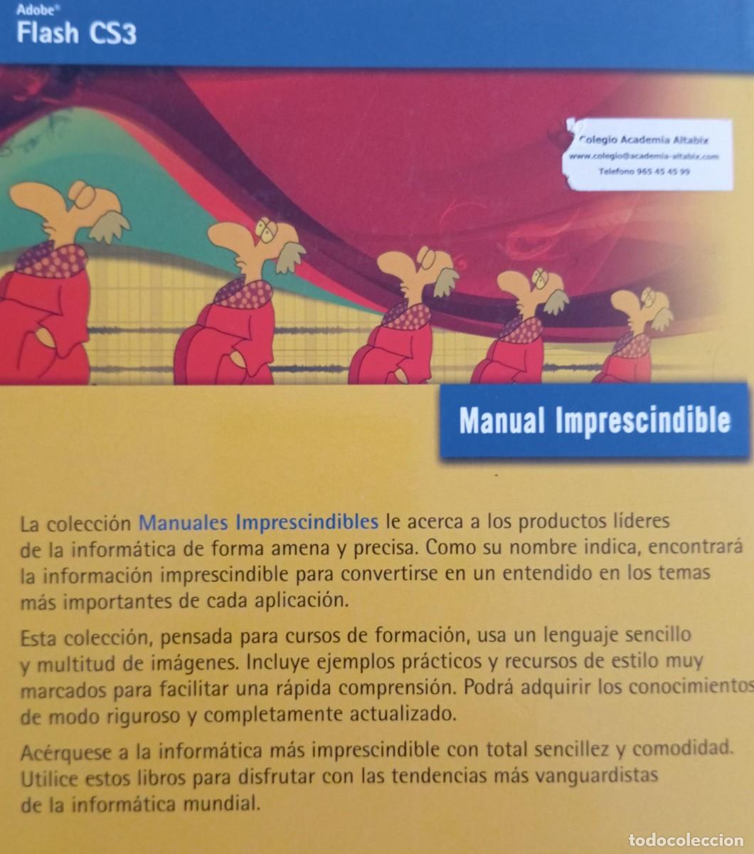 Libros de segunda mano: ADOBE FLASH CS3 - ANTONIO PANIAGUA - Foto 6