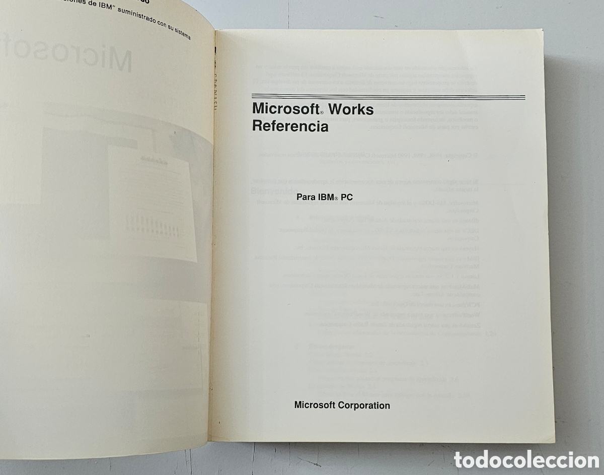 Libros de segunda mano: LIBRO MICROSOFT WORKS REFERENCIA (Espa&ntilde;a - 1990) - Foto 5