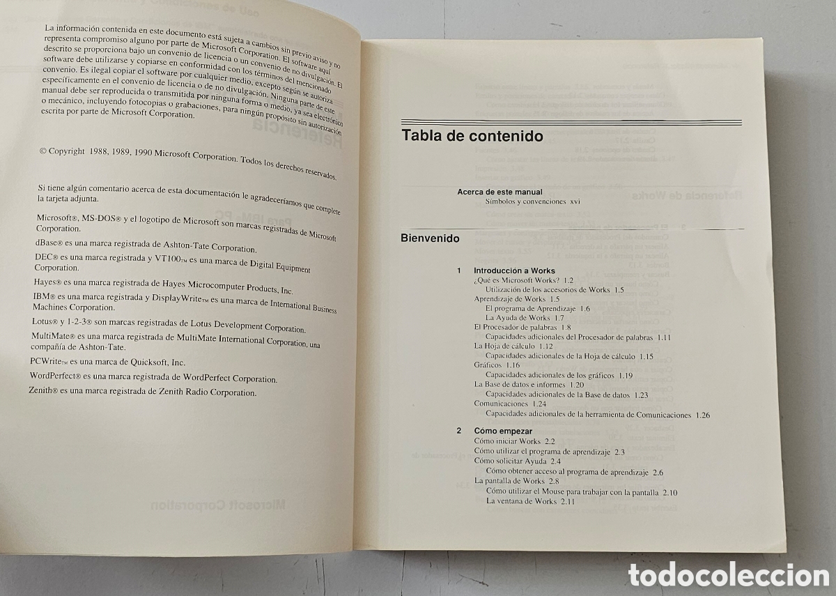 Libros de segunda mano: LIBRO MICROSOFT WORKS REFERENCIA (Espa&ntilde;a - 1990) - Foto 6