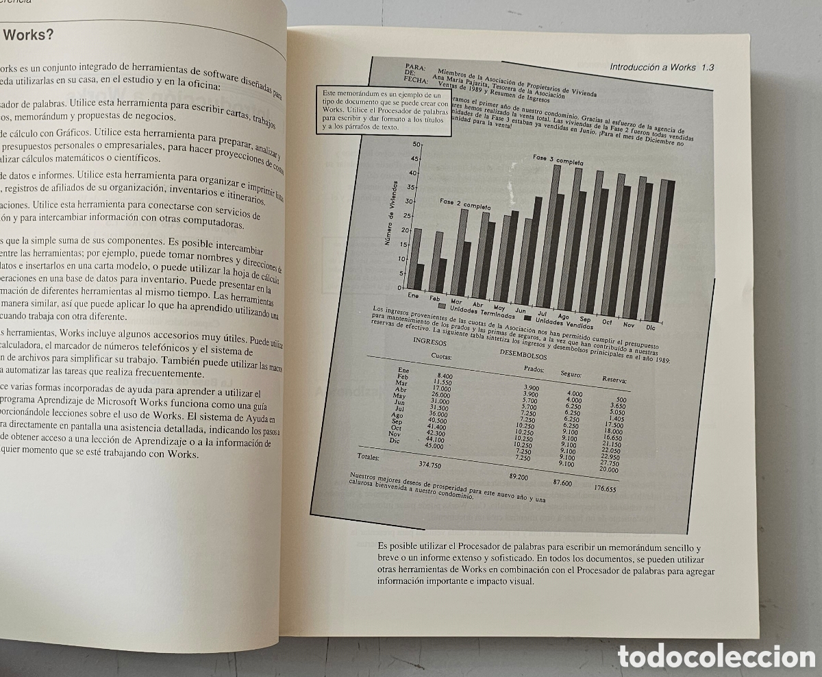 Libros de segunda mano: LIBRO MICROSOFT WORKS REFERENCIA (Espa&ntilde;a - 1990) - Foto 13