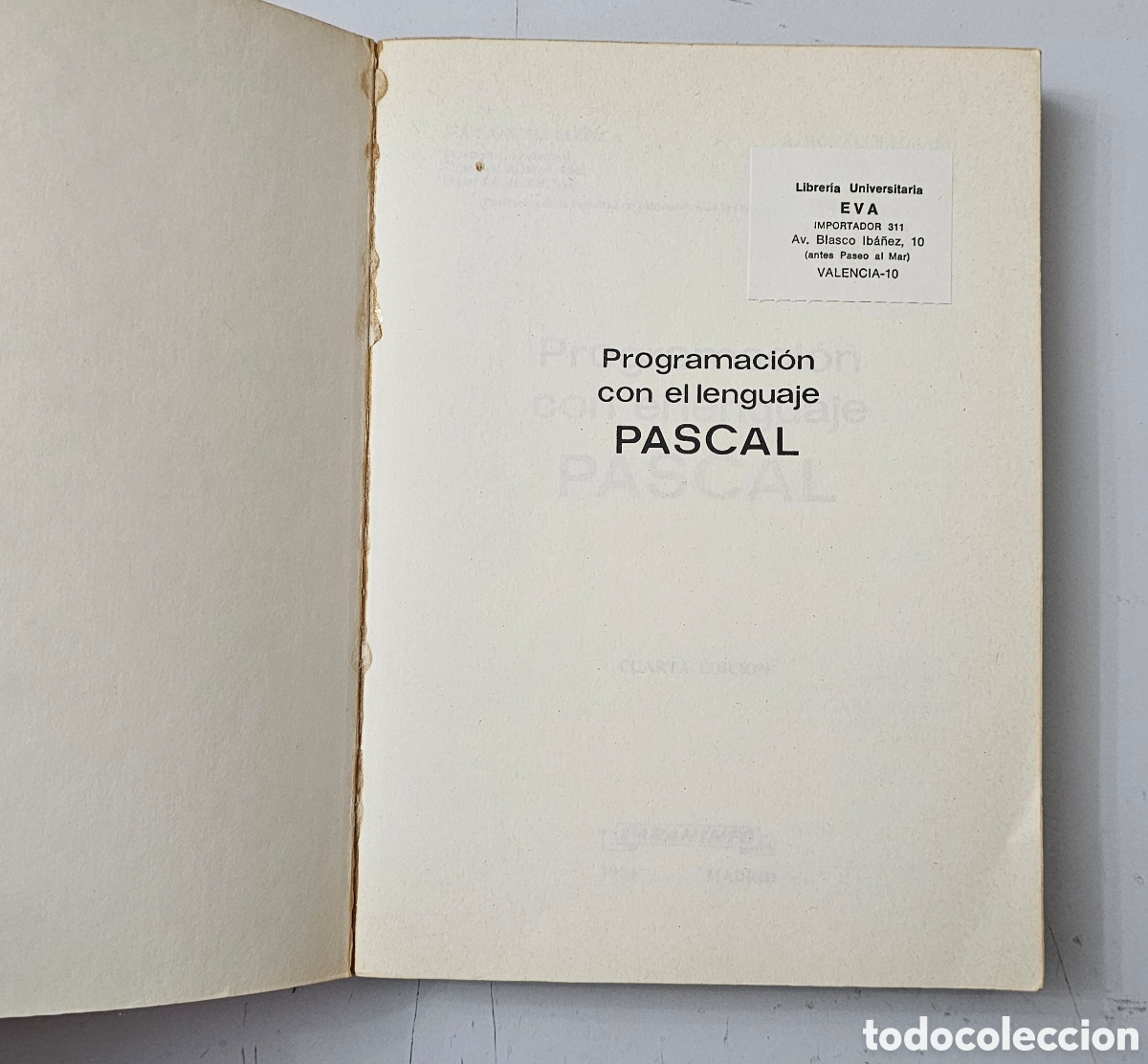 Libros de segunda mano: LIBRO PROGRAMACION CON EL LENGUAJE PASCAL (Espa&ntilde;a - Editorial Paraninfo - 1984) - Foto 6