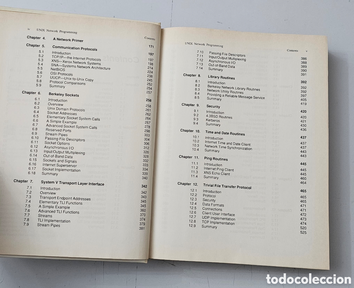Libros de segunda mano: LIBRO UNIX NETWORK PROGRAMMING (USA - Prencite Hall - 1990) - Foto 8