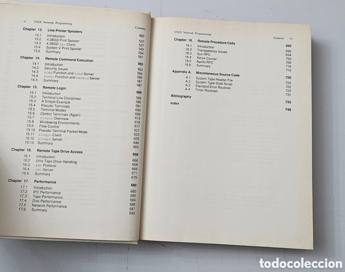 Libros de segunda mano: LIBRO UNIX NETWORK PROGRAMMING (USA - Prencite Hall - 1990) - Foto 9