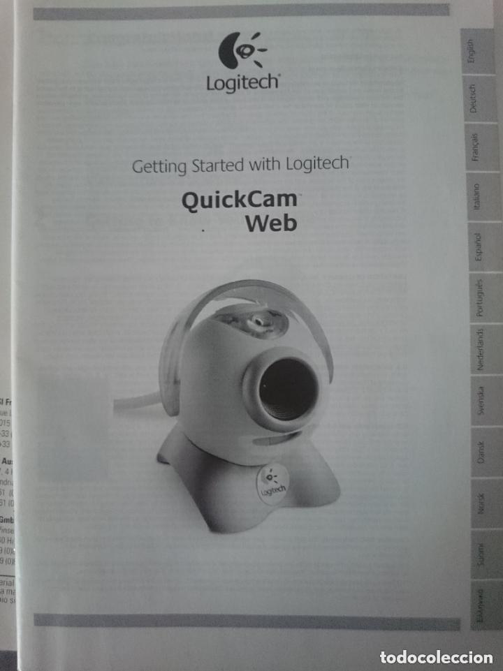 Libros de segunda mano: INSTRUCCIONES PARA WEB CAM LOGITECH - Foto 1