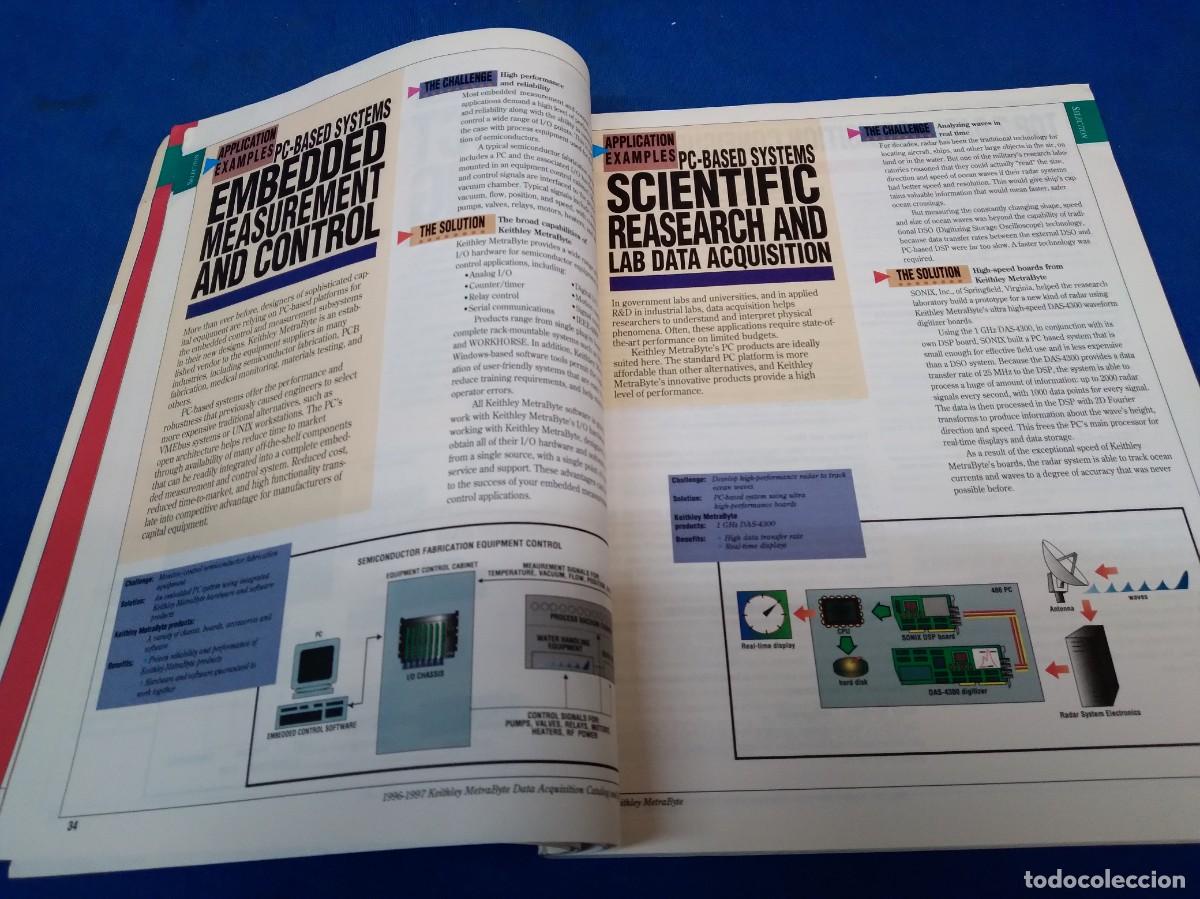 Libros de segunda mano: DATA ACQUISTION CATALOG AND REFERENCE GUIDE - KEITHLEY METRABYTE VOLUMEN 28 -1996/97 - Foto 2