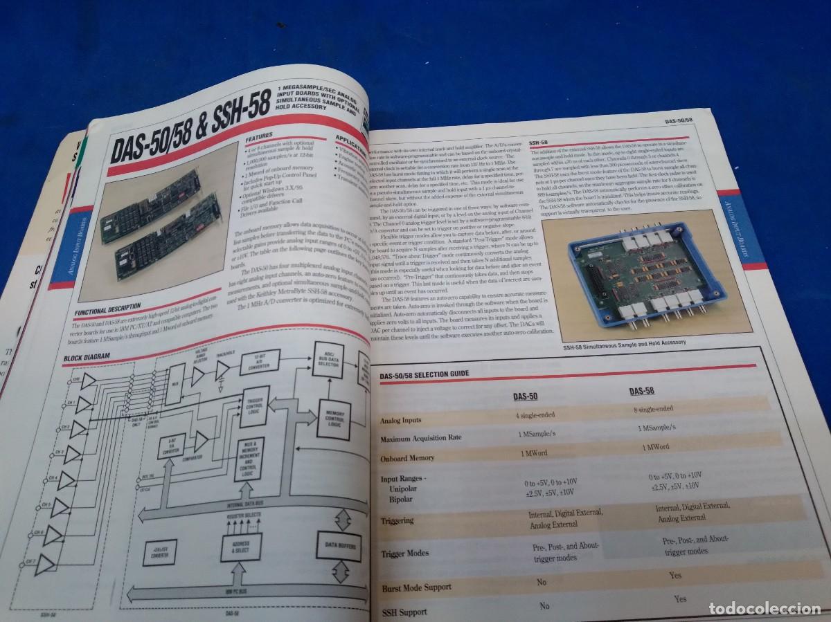 Libros de segunda mano: DATA ACQUISTION CATALOG AND REFERENCE GUIDE - KEITHLEY METRABYTE VOLUMEN 28 -1996/97 - Foto 4