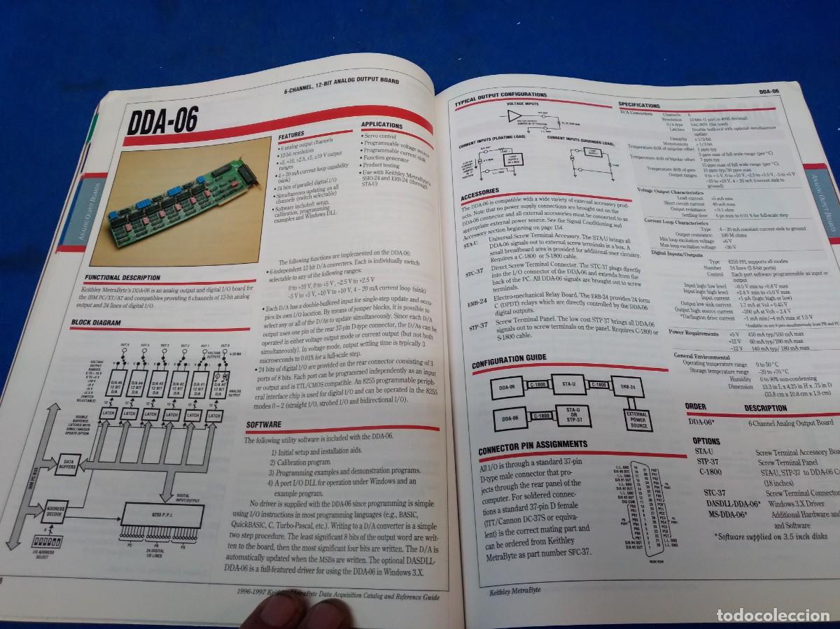 Libros de segunda mano: DATA ACQUISTION CATALOG AND REFERENCE GUIDE - KEITHLEY METRABYTE VOLUMEN 28 -1996/97 - Foto 5
