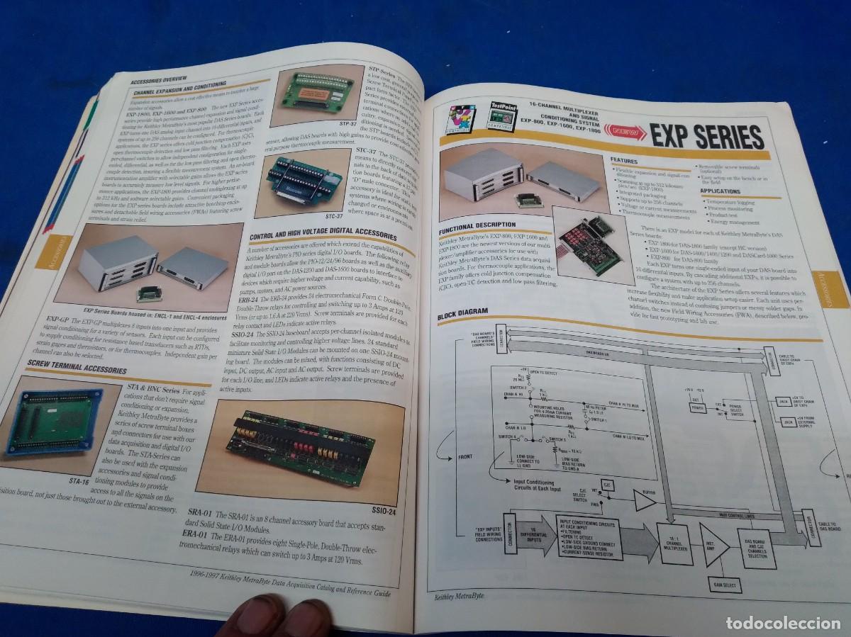 Libros de segunda mano: DATA ACQUISTION CATALOG AND REFERENCE GUIDE - KEITHLEY METRABYTE VOLUMEN 28 -1996/97 - Foto 6