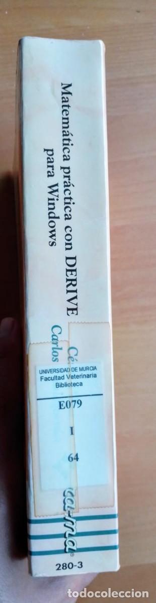 Libros de segunda mano: Matem&aacute;tica pr&aacute;ctica con DERIVE para Windows, de C&eacute;sar P&eacute;rez y Carlos Paulogorr&aacute;n - Foto 2