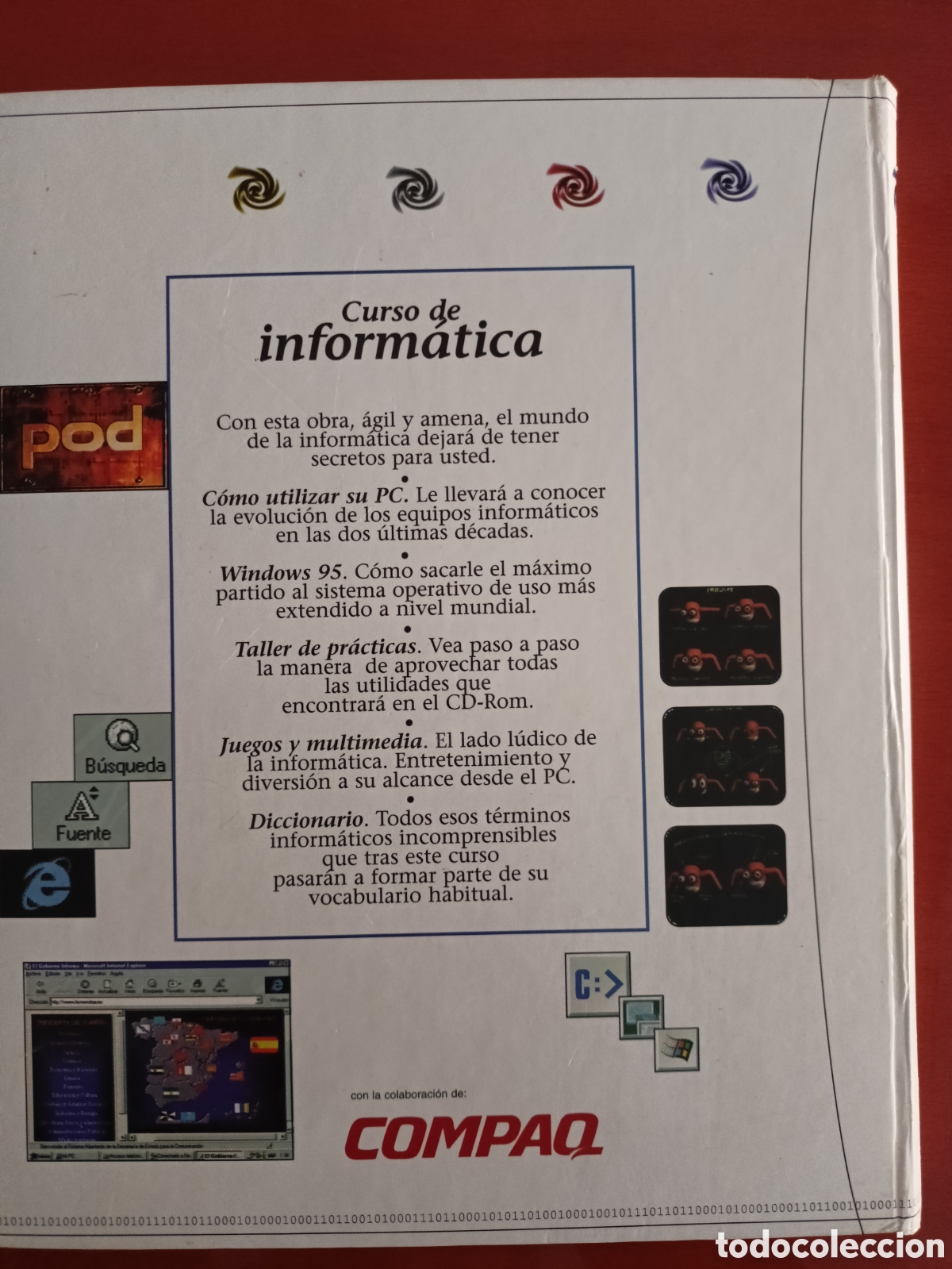 Libros de segunda mano: Curso de informatica. El Peri&oacute;dico. - Foto 2