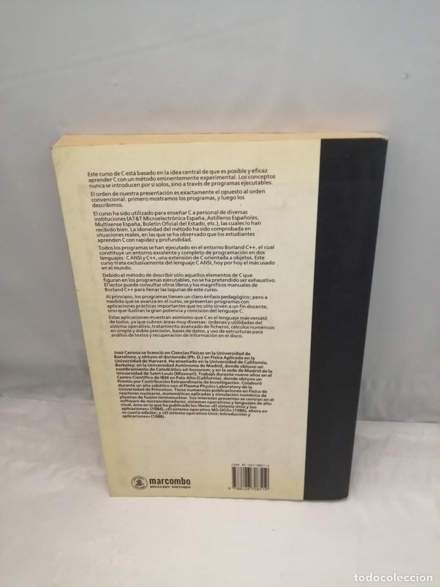 Libros de segunda mano: Curso Experimental de Lenguaje C (AISLADAS ANOTACIONES A L&Aacute;PIZ) - Foto 2