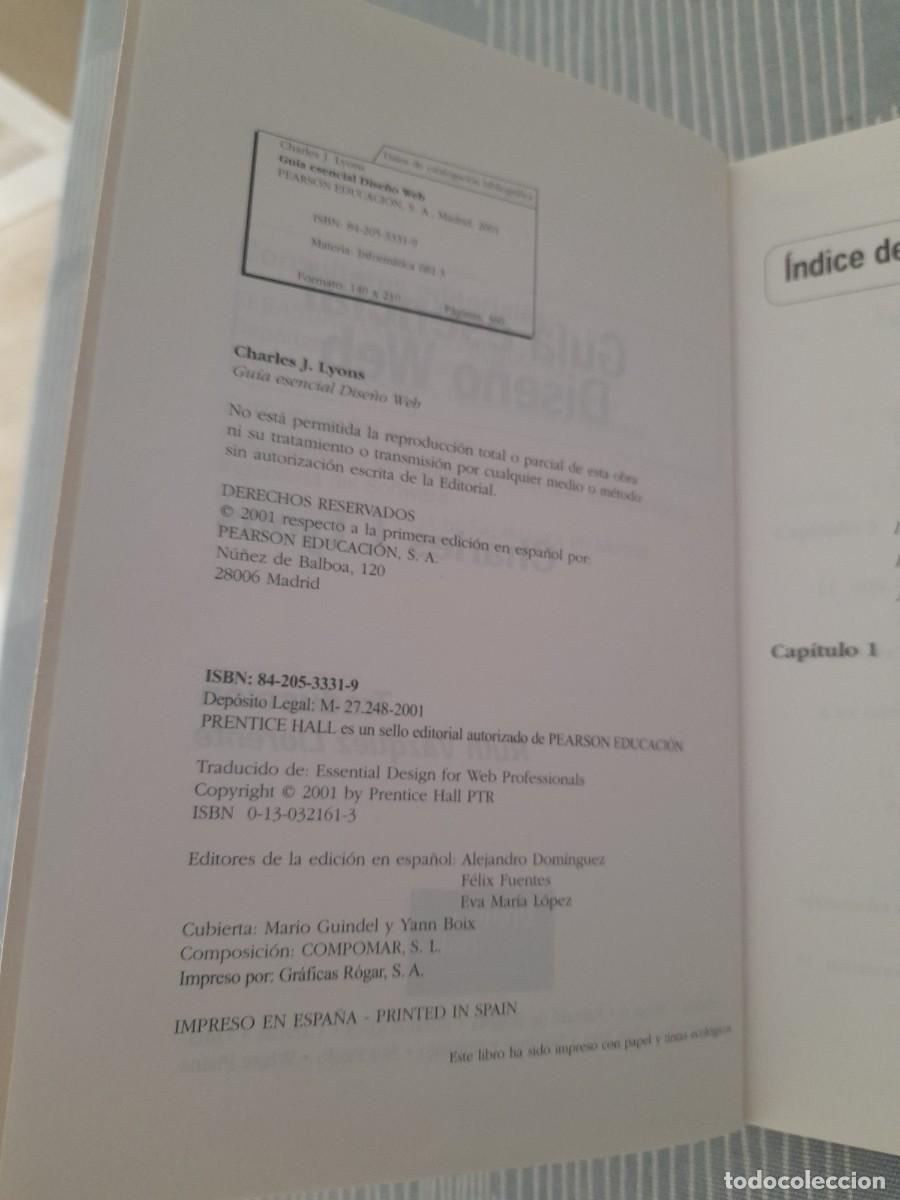 Libros de segunda mano: GU&Iacute;A ESENCIAL DISE&Ntilde;O WEB - Foto 5