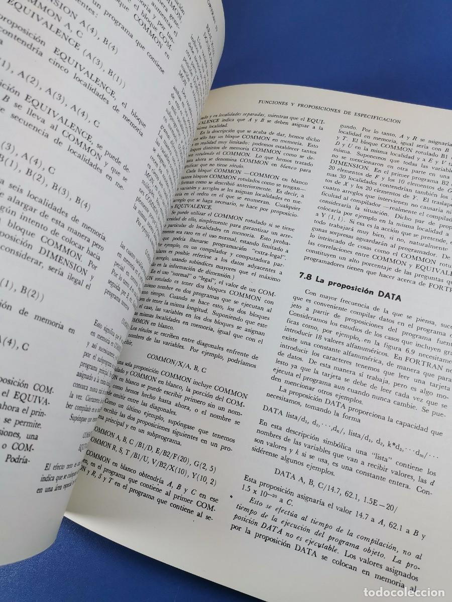Libros de segunda mano: PROGRAMACI&Oacute;N FORTRAN IV - DANIEL D. McCRACKEN - ED. LIMUSA M&Eacute;XICO 1973-INFORMATICA - Foto 10