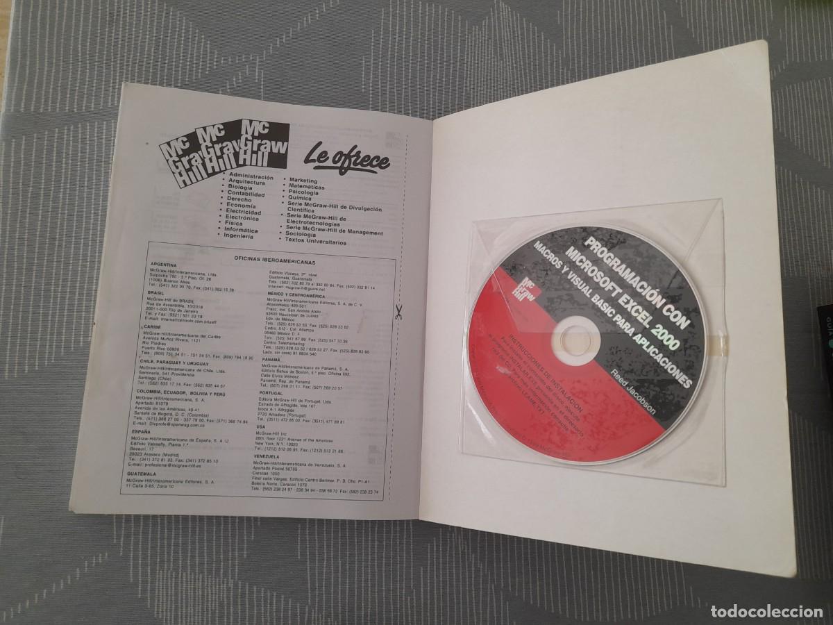 Libros de segunda mano: PROGRAMACI&Oacute;N CON MICROSOFT EXCEL 2000. MACROS Y VISUAL BASIC PARA APLICACIONES - Foto 3