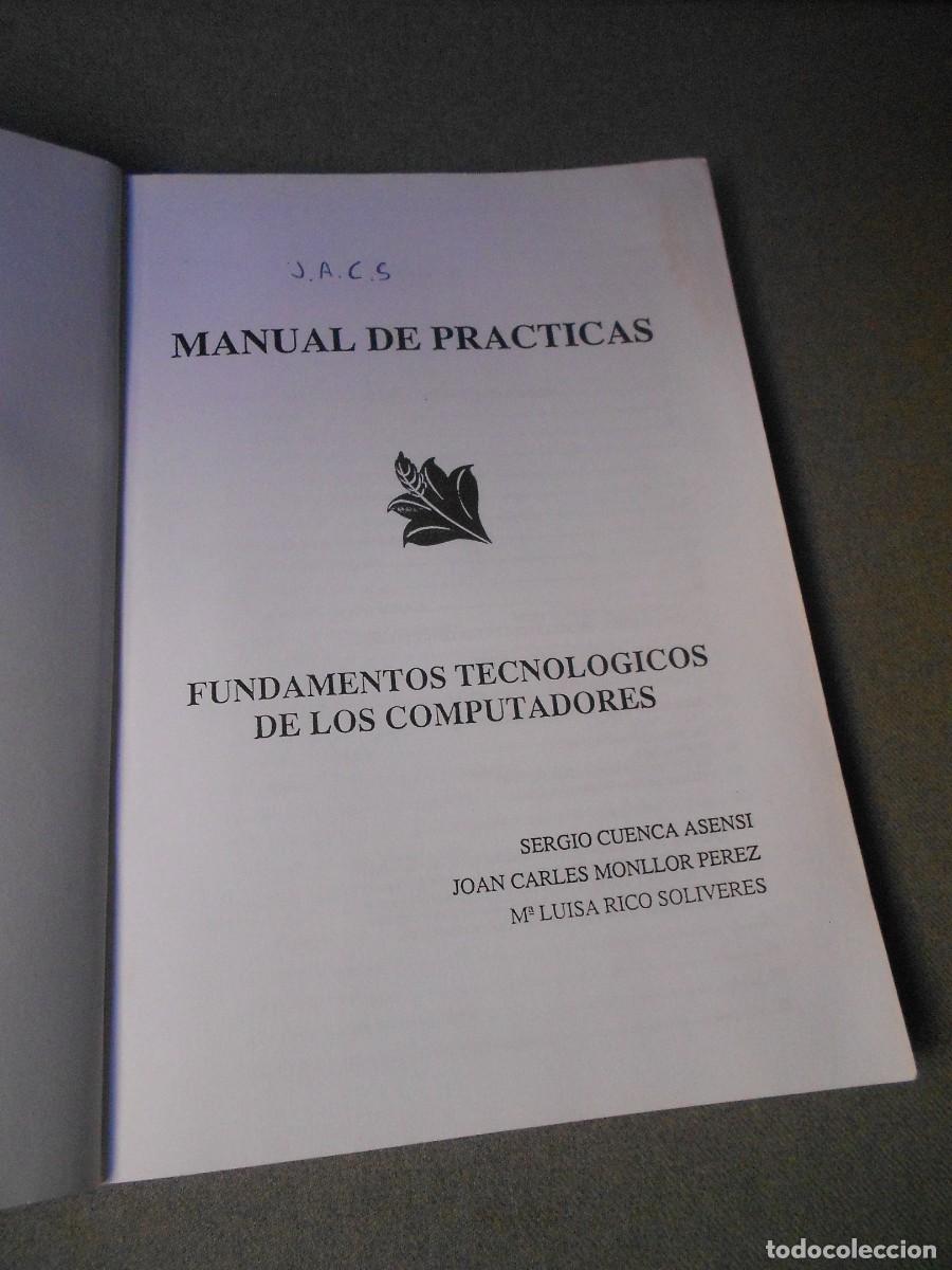 Libros de segunda mano: MANUAL DE PRACTICAS DE F.T.C - Foto 2