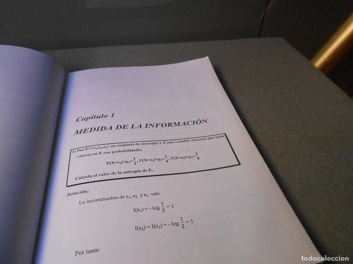 Libros de segunda mano: PROBLEMAS RESUELTOS DE TEORIA DE LA INFORMACION, CODIFICACION Y CRIPTOLOGIA. - Foto 4