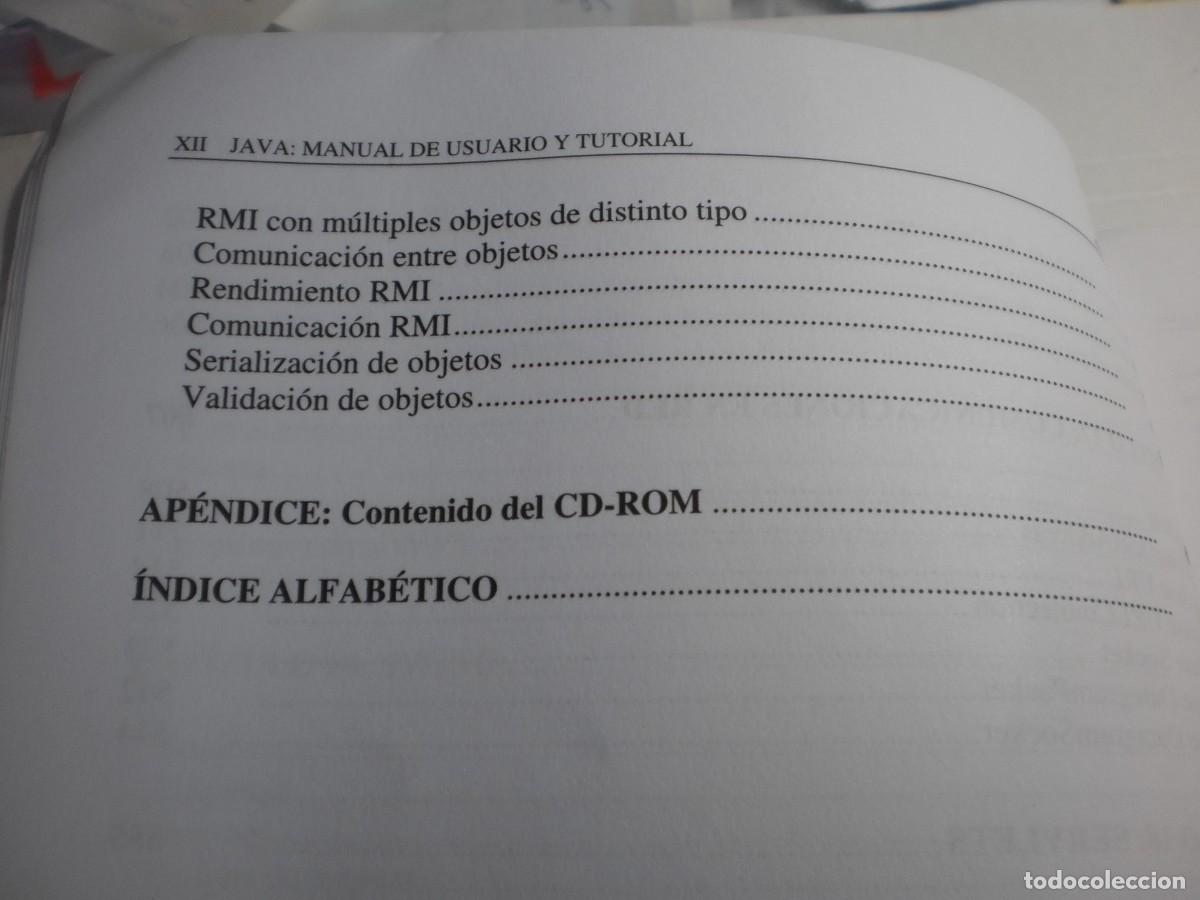 Libros de segunda mano: java 2 manual de usuario y tutorial. agust&iacute;n froule. ra-ma 2000. 686 p&aacute;g (buen estado) - Foto 6