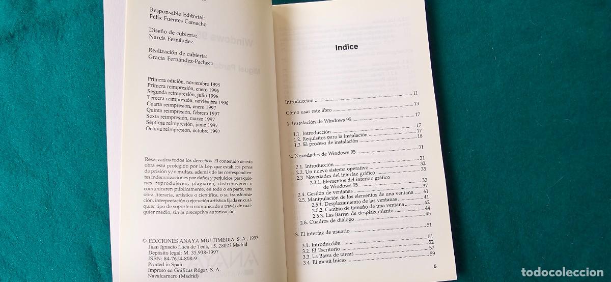 Libros de segunda mano: LIBRO GUIA PRACTICA WINDOWS 95 (1997) ED. ANAYA - Foto 2