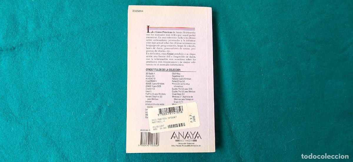 Libros de segunda mano: LIBRO GUIA PRACTICA INTERNET (1996) ED. ANAYA - Foto 5