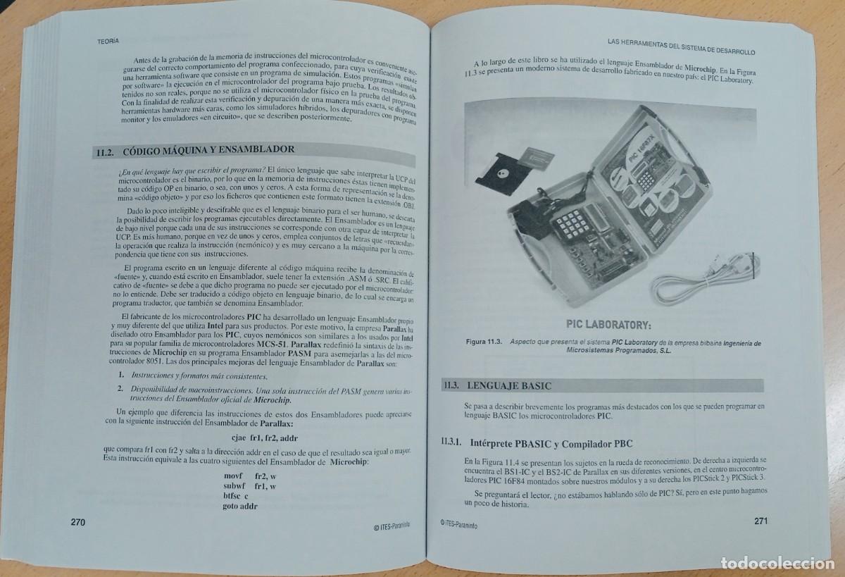 Libros de segunda mano: MICROCONTROLADORES PIC. LA CLAVE DEL DISE&Ntilde;O. THOMSON - Foto 12