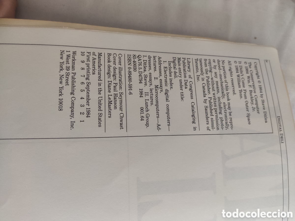 Libros de segunda mano: Libro en ingles. Digital Deli - Foto 4