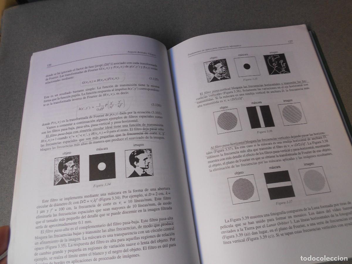 Libros de segunda mano: FUNDAMENTOS DE OPTICA PARA INGENIERIA INFORMATICA. - Foto 8