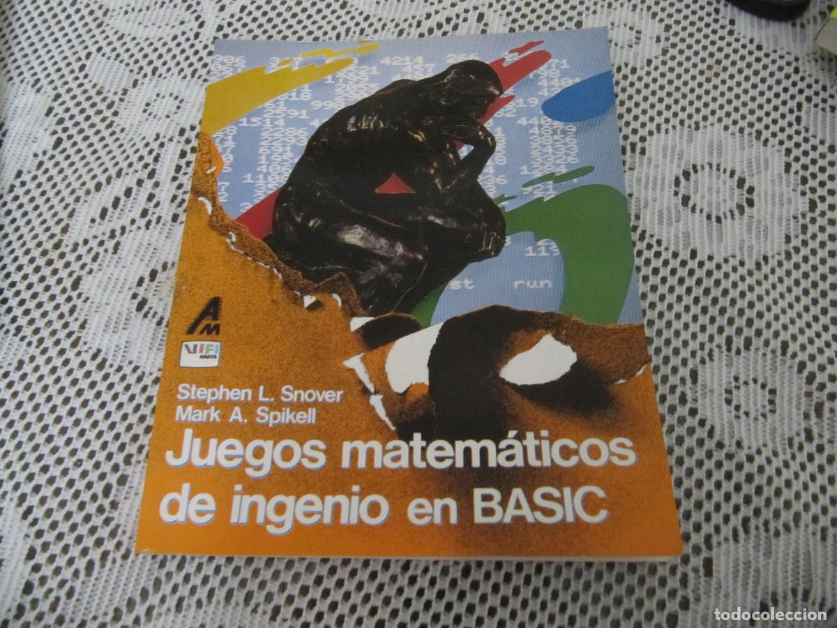 Libros de segunda mano: JUEGOS MATEMATICOS DE INGENIO EN BASIC ANAYA MULTIMEDIA - Foto 1