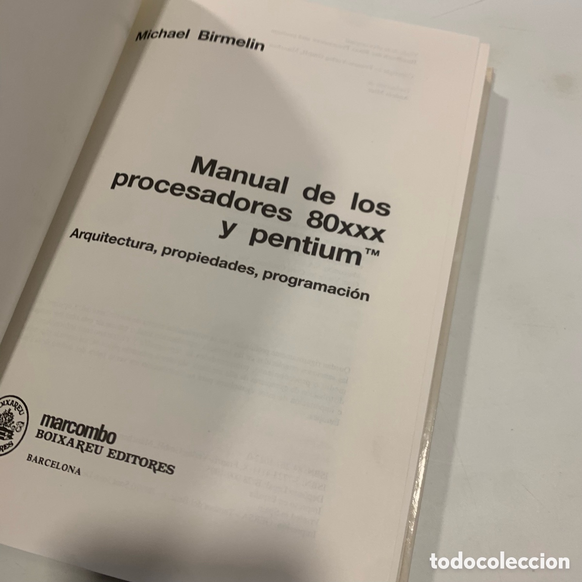 Libros de segunda mano: libro manual de los procesadores 80xxx y pentium de 1995 - Foto 2