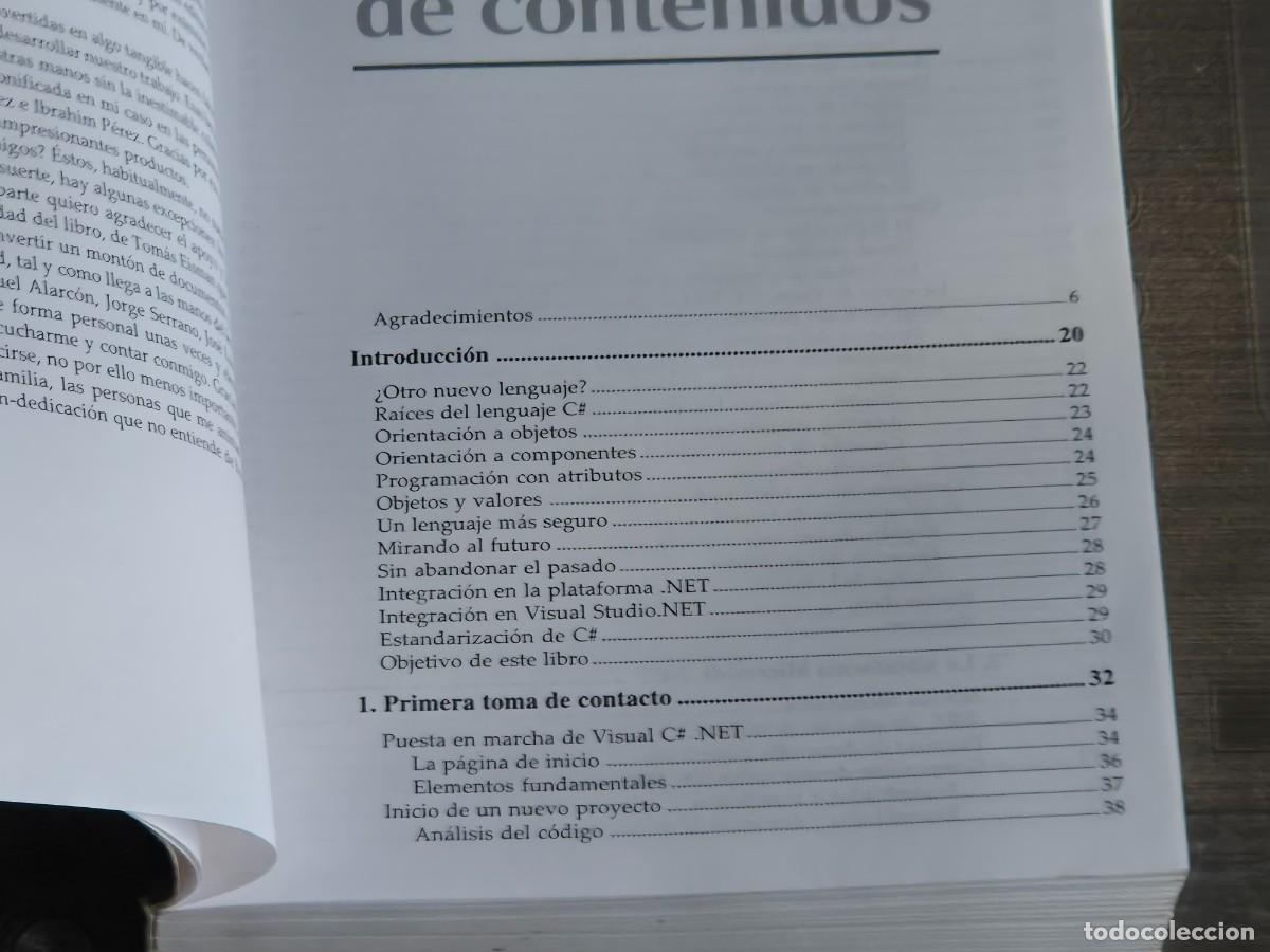 Libros de segunda mano: PROGRAMACI&Oacute;N MICROSOFT VISUAL C# .NET, FRANCISCO CHARTE OJEDA, ED. ANAYA, A&Ntilde;O 2002, LEER - Foto 4