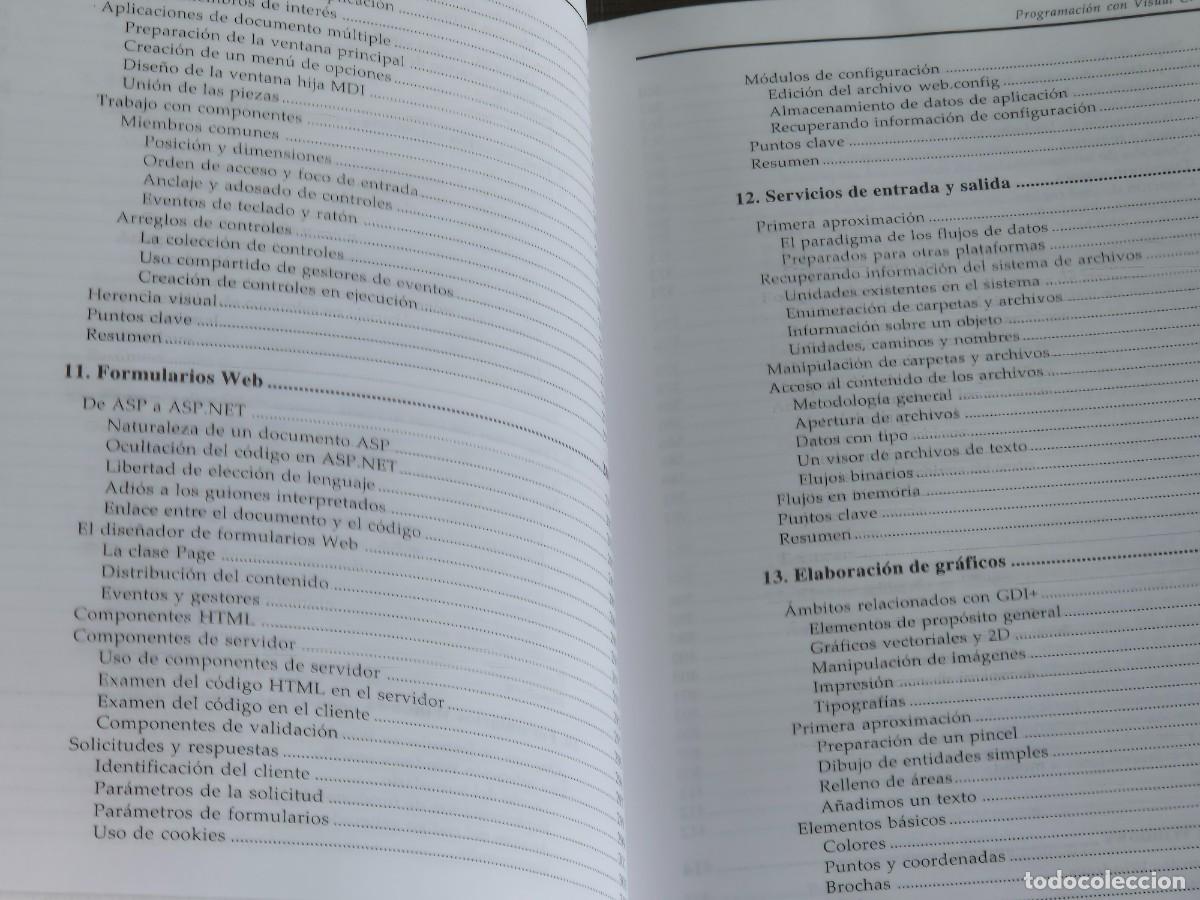 Libros de segunda mano: PROGRAMACI&Oacute;N MICROSOFT VISUAL C# .NET, FRANCISCO CHARTE OJEDA, ED. ANAYA, A&Ntilde;O 2002, LEER - Foto 7