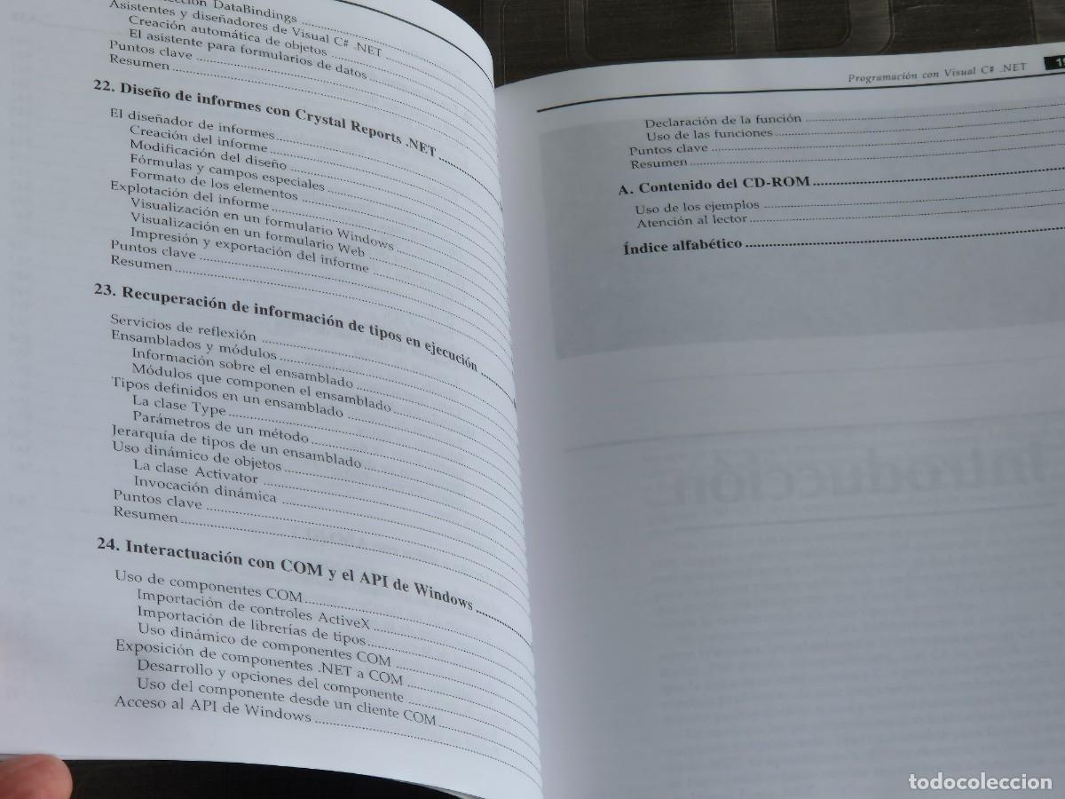 Libros de segunda mano: PROGRAMACI&Oacute;N MICROSOFT VISUAL C# .NET, FRANCISCO CHARTE OJEDA, ED. ANAYA, A&Ntilde;O 2002, LEER - Foto 10