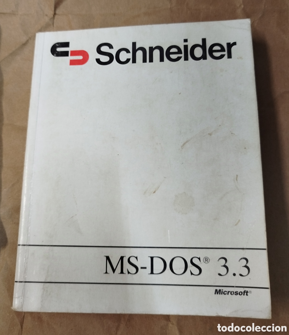 Libros de segunda mano: MS-Dos 3.3. Microsoft. Schneider - Foto 1