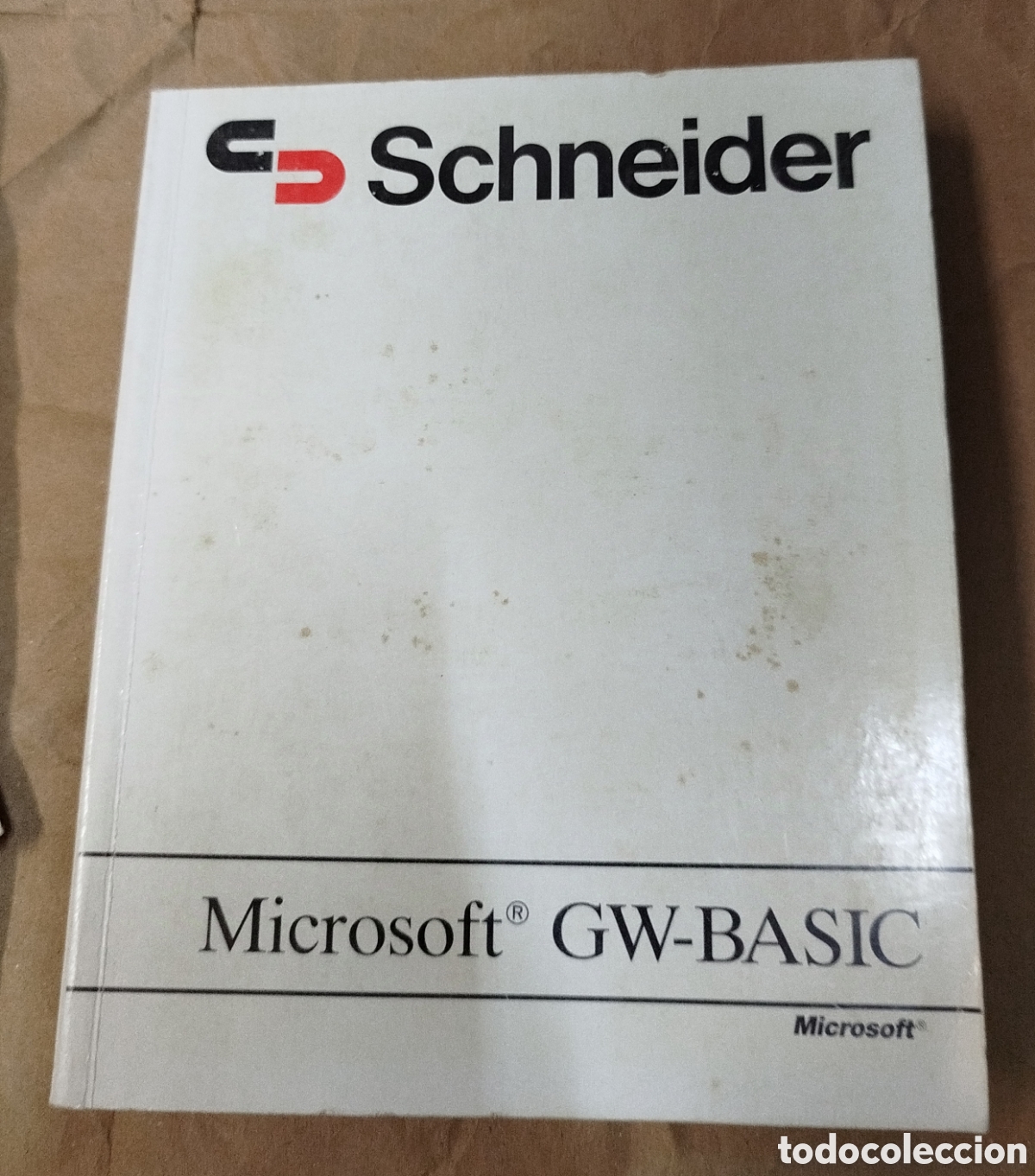 Libros de segunda mano: Schneider. Microsoft GW-BASIC - Foto 1