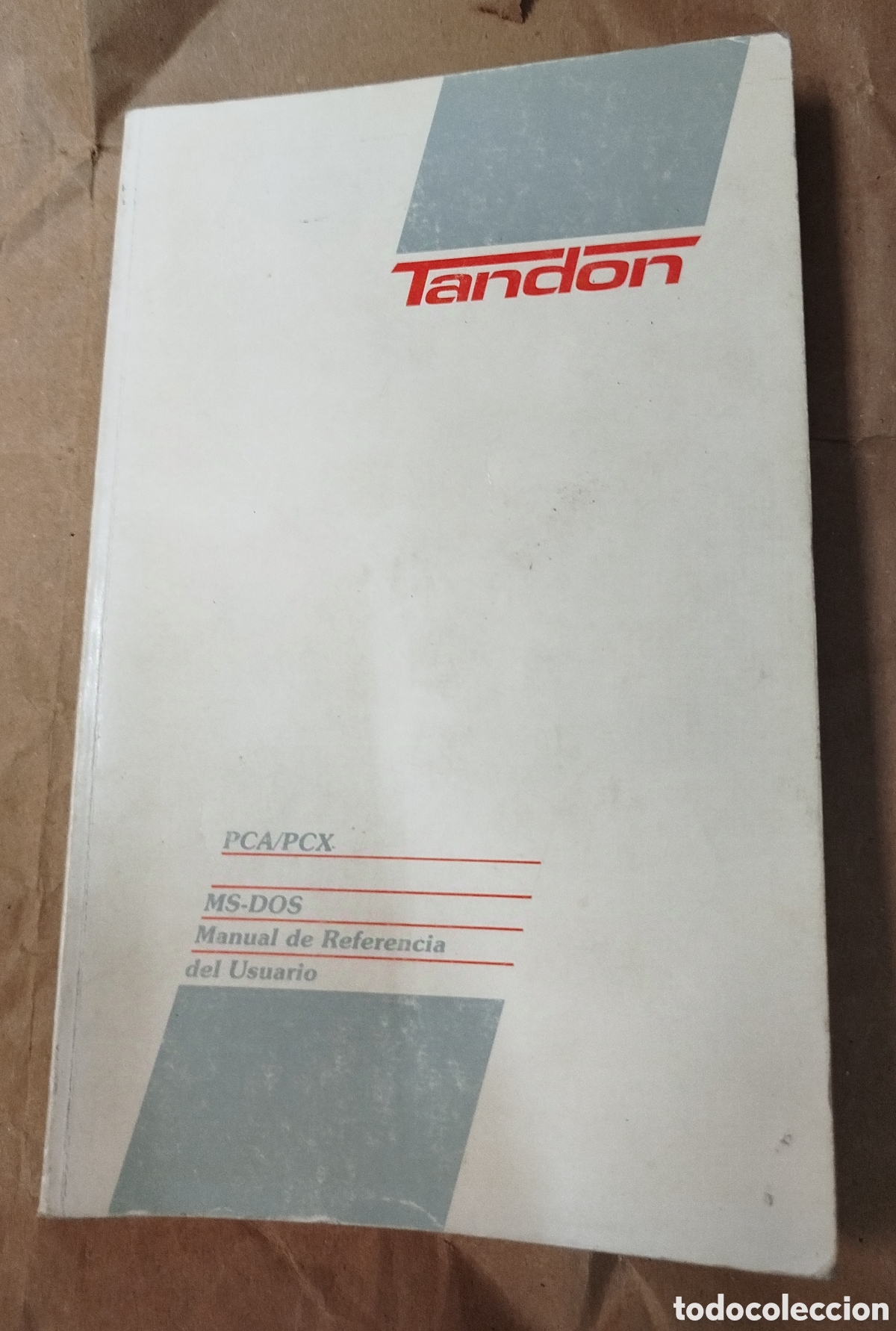 Libros de segunda mano: Tandon. PCA/PCX. MD-DOS. Manual de referencia del usuario - Foto 1