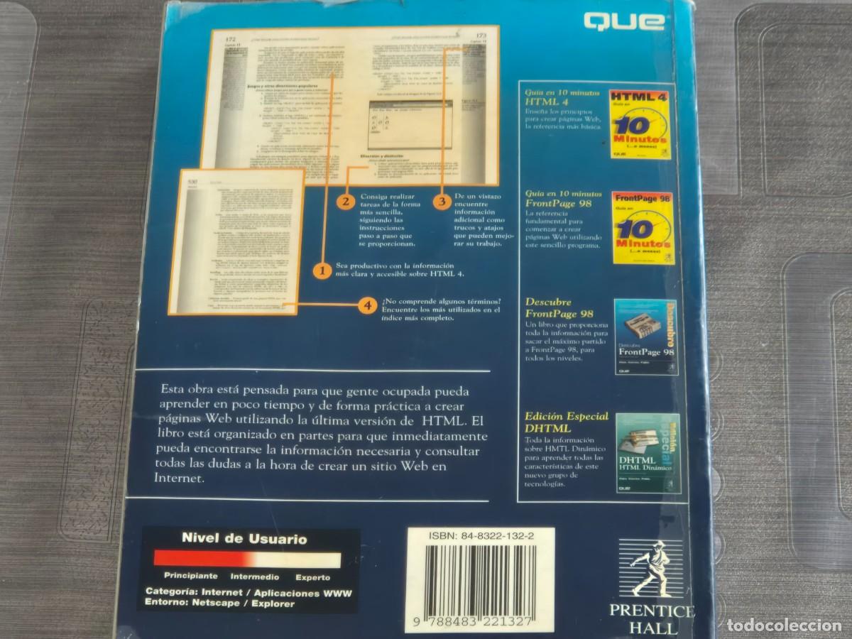Libros de segunda mano: DESCUBRE HTML 4, LEE ANNE PHILLIPS, ED. PRENTICE HALL, 4&ordf; EDICI&Oacute;N, 1998, LEER - Foto 3