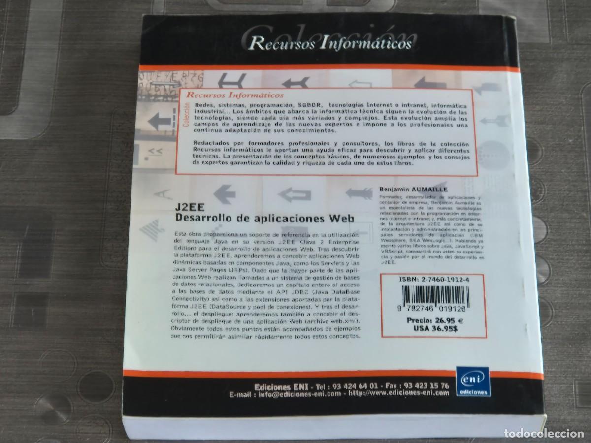 Libros de segunda mano: J2EE DESARROLLO DE APLICACIONES WEB BENJAMIN AUMAILLE, ED. ENI, 2002, LEER - Foto 3