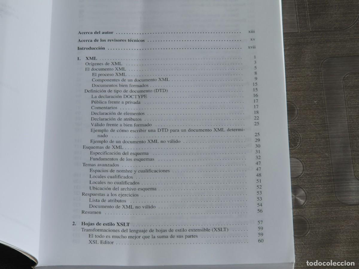 Libros de segunda mano: CREACI&Oacute;N DE SITIOS WEB CON XML Y SQL SERVER 2000, JOHN GRIFFIN, ED. PRENTICE HALL, 2002, LEER - Foto 4